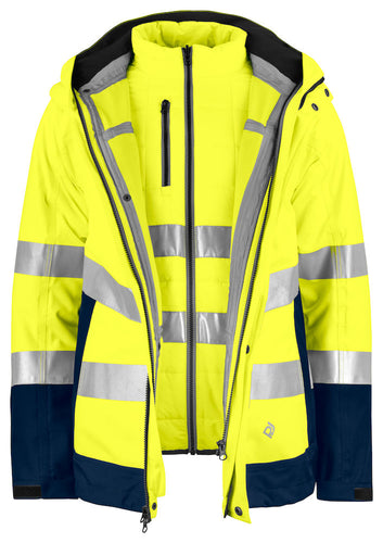 Chaqueta Impermeable de Alta Visibilidad